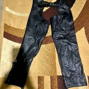 Vintage Unisex Leather Chaps Made in America in Amarillo Texas